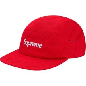 Supreme Red Jacquard Twill Hat NWT UNOPENED